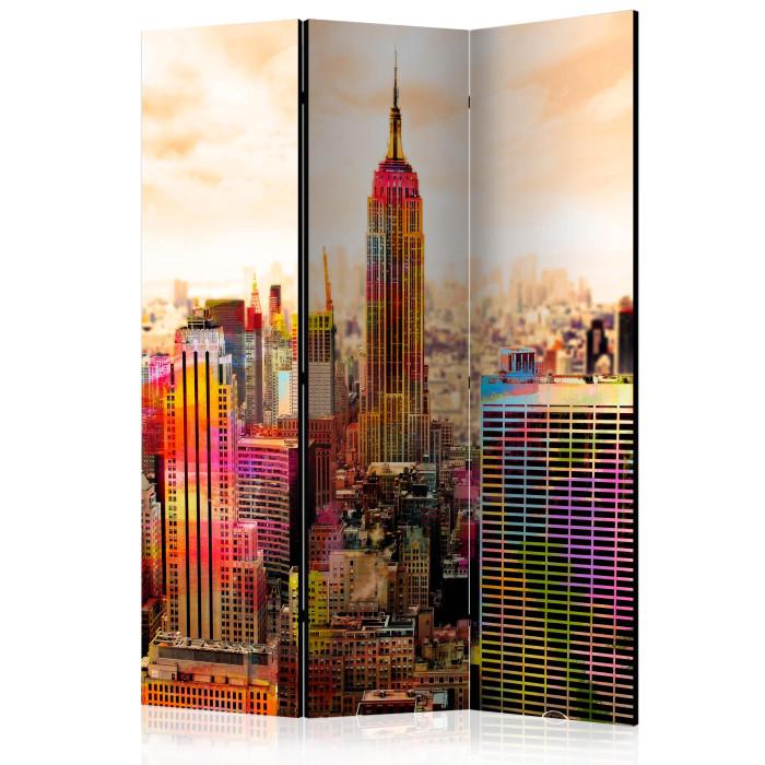 Paris Prix Paravent 3 Volets "Colors Of New York City III" 135x172cm