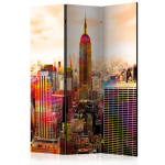 paris prix Paravent 3 Volets "Colors of New York City III" 135x172cm