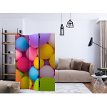 Paris Prix Paravent 3 Volets "Colourful Balls" 135x172cm