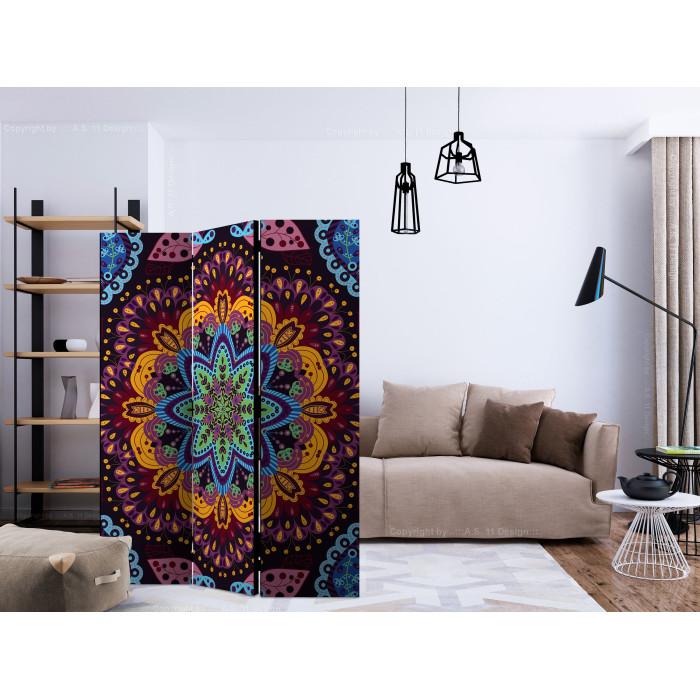 Paris Prix Paravent 3 Volets "Colourful Kaleidoscope" 135x172cm