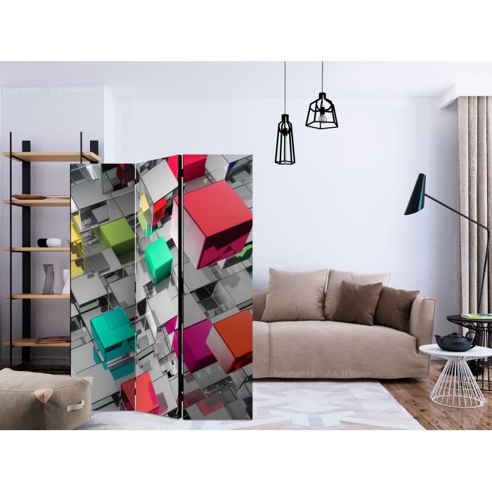 Paris Prix Paravent 3 Volets "Colours Of Metal" 135x172cm