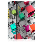 paris prix Paravent 3 Volets "Colours of Metal" 135x172cm