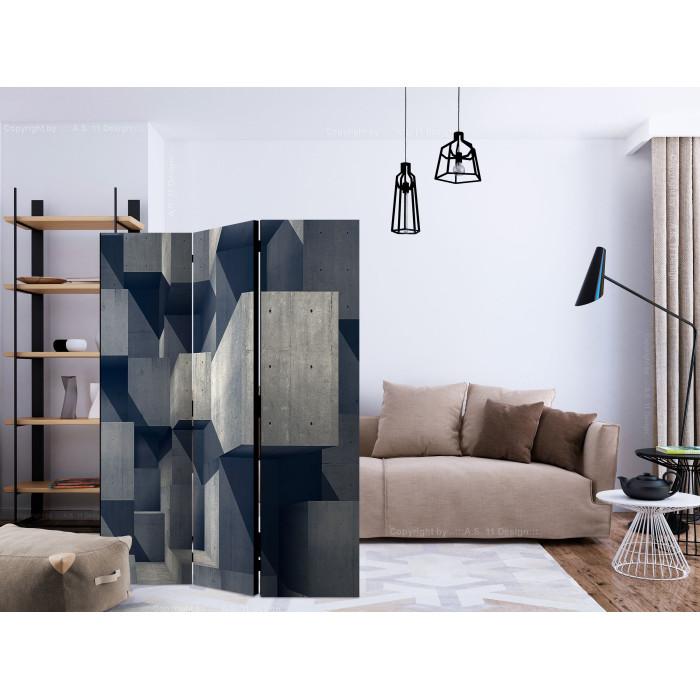 Paris Prix Paravent 3 Volets "Concrete City" 135x172cm