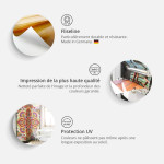 Paris Prix Paravent 3 Volets "Concrete Fortress" 135x172cm