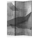 paris prix Paravent 3 Volets "Concrete Geometry" 135x172cm