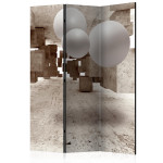paris prix Paravent 3 Volets "Concrete Maze" 135x172cm