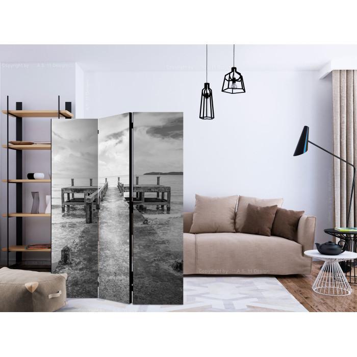 Paris Prix Paravent 3 Volets "Concrete Pier" 135x172cm