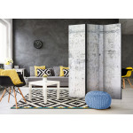 Paris Prix Paravent 3 Volets "Concrete Wall" 135x172cm