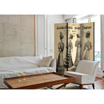 Paris Prix Paravent 3 Volets "Confections Pour Dames" 135x172cm