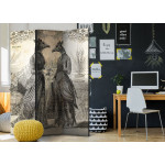 Paris Prix Paravent 3 Volets "Conversation" 135x172cm