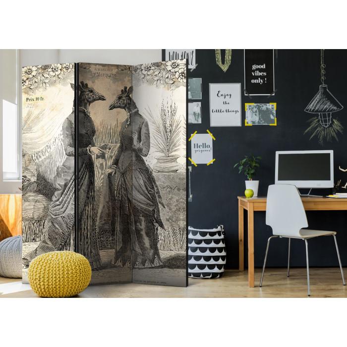 Paris Prix Paravent 3 Volets "Conversation" 135x172cm