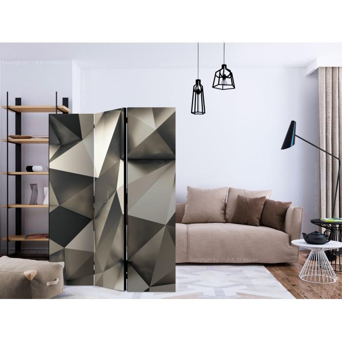 Paris Prix Paravent 3 Volets "Cosmic Silver" 135x172cm