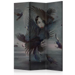 paris prix Paravent 3 Volets "Covered in Feathers" 135x172cm