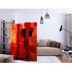 Paris Prix Paravent 3 Volets "Crimson Prison" 135x172cm