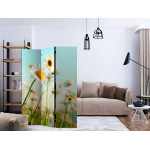 Paris Prix Paravent 3 Volets "Daisies Spring Meadow II" 135x172cm