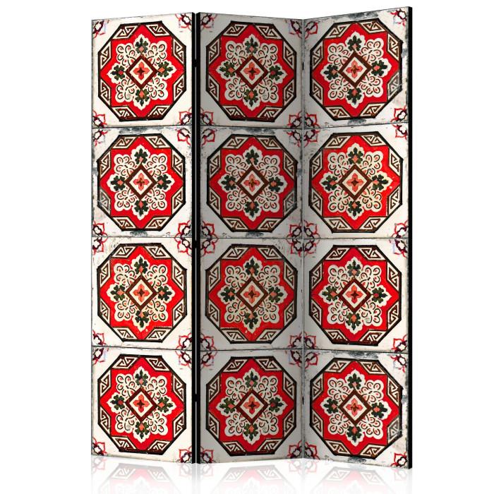 Paris Prix Paravent 3 Volets "Dance Of Red Line" 135x172cm