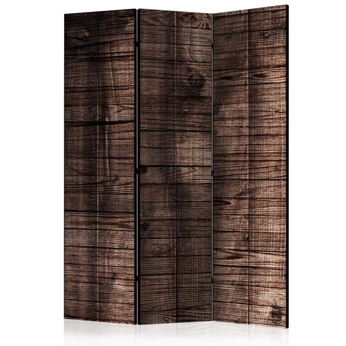 Paris Prix Paravent 3 Volets "Dark Brown Boards" 135x172cm