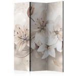 paris prix Paravent 3 Volets "Diamond Lilies" 135x172cm
