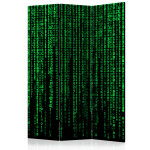 paris prix Paravent 3 Volets "Digital Rain" 135x172cm