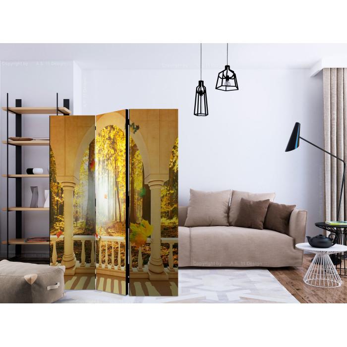 Paris Prix Paravent 3 Volets "Dream About Autumnal Forest" 135x172cm