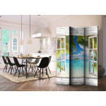 Paris Prix Paravent 3 Volets "Dream Island" 135x172cm