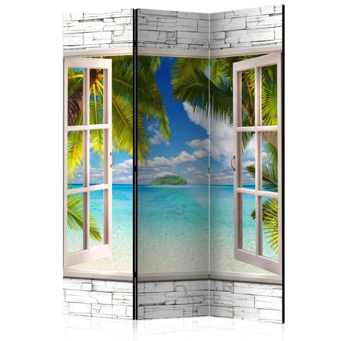 Paris Prix Paravent 3 Volets "Dream Island" 135x172cm