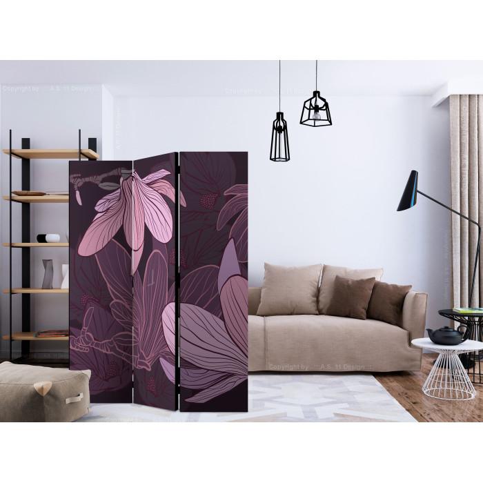Paris Prix Paravent 3 Volets "Dreamy Flowers" 135x172cm