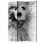 paris prix Paravent 3 Volets "Dynamic Football" 135x172cm