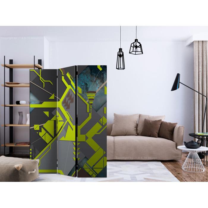 Paris Prix Paravent 3 Volets "Dynamic Paths" 135x172cm