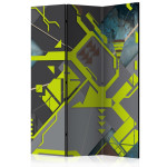 paris prix Paravent 3 Volets "Dynamic Paths" 135x172cm