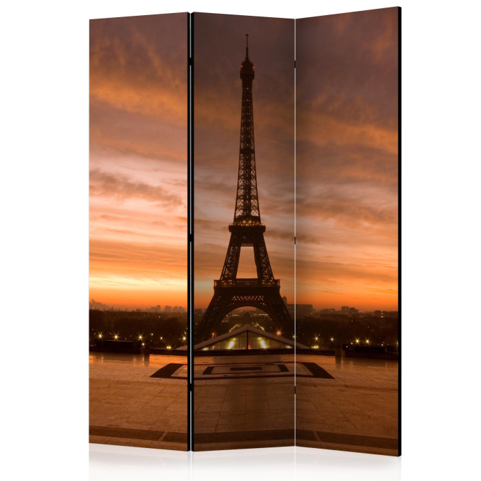 Paris Prix Paravent 3 Volets "Eiffel Tower At Dawn" 135x172cm