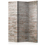 paris prix Paravent 3 Volets "Elegant Brick" 135x172cm