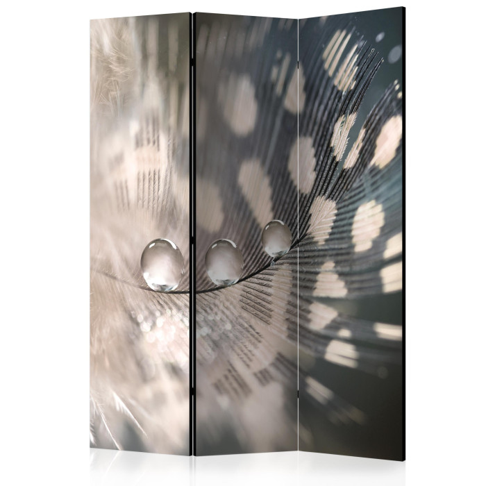 Paris Prix Paravent 3 Volets "Elegant Feather" 135x172cm