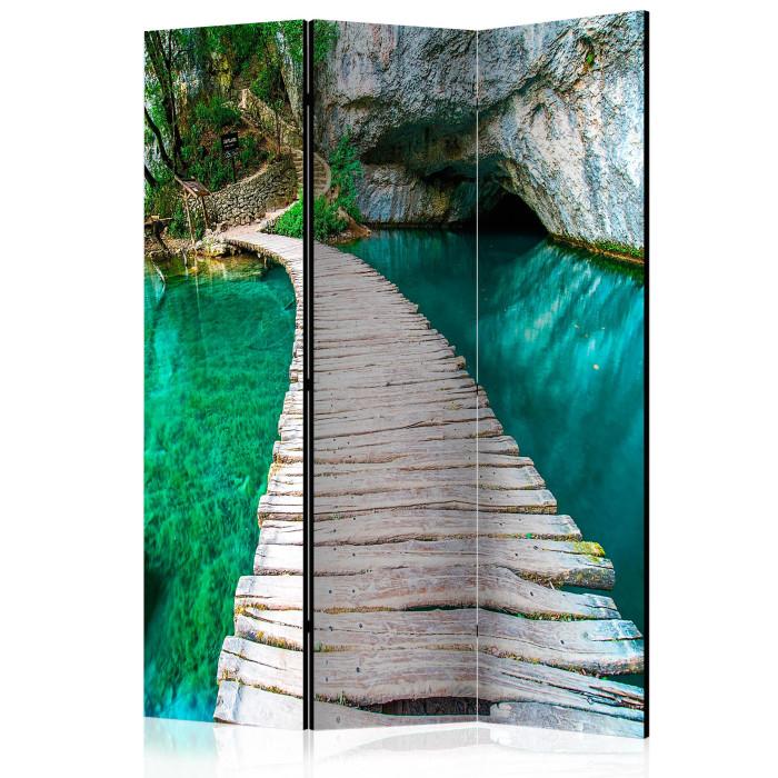 Paris Prix Paravent 3 Volets "Emerald Lake" 135x172cm