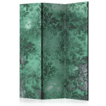 paris prix Paravent 3 Volets "Emerald Memory" 135x172cm