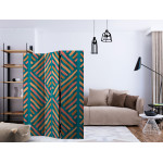 Paris Prix Paravent 3 Volets "Ethnic Composition" 135x172cm