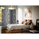 Paris Prix Paravent 3 Volets "Ethnic Monochrome" 135x172cm