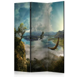 paris prix Paravent 3 Volets "Flight Over the Lake" 135x172cm
