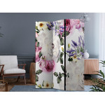 Paris Prix Paravent 3 Volets "Floral Glade" 135x172cm