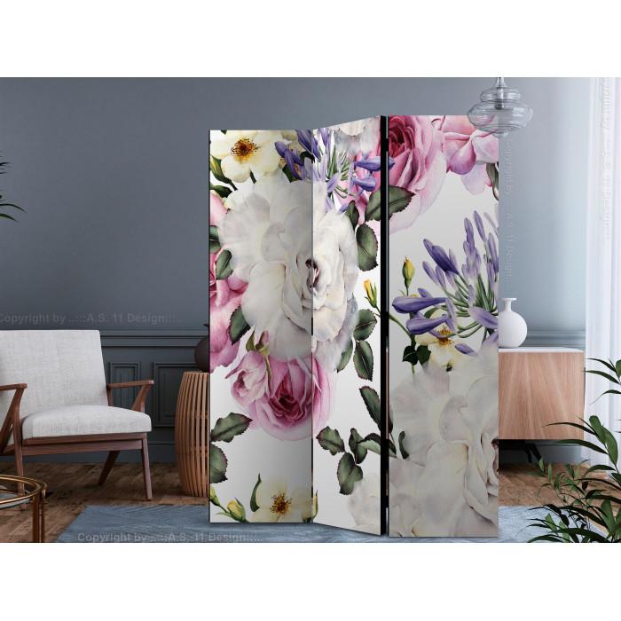 Paris Prix Paravent 3 Volets "Floral Glade" 135x172cm