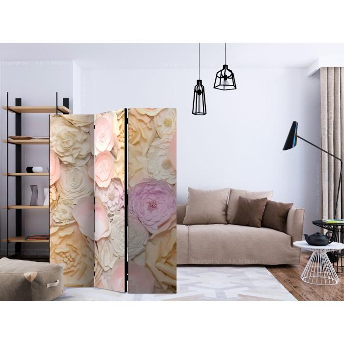Paris Prix Paravent 3 Volets "Flower Bouquet" 135x172cm