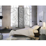 Paris Prix Paravent 3 Volets "Flowers In Crystals" 135x172cm