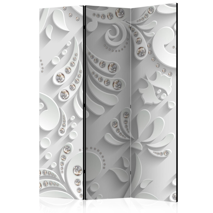 Paris Prix Paravent 3 Volets "Flowers In Crystals" 135x172cm