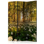 paris prix Paravent 3 Volets "Forest Flora" 135x172cm