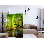 Paris Prix Paravent 3 Volets "Forest Stream" 135x172cm