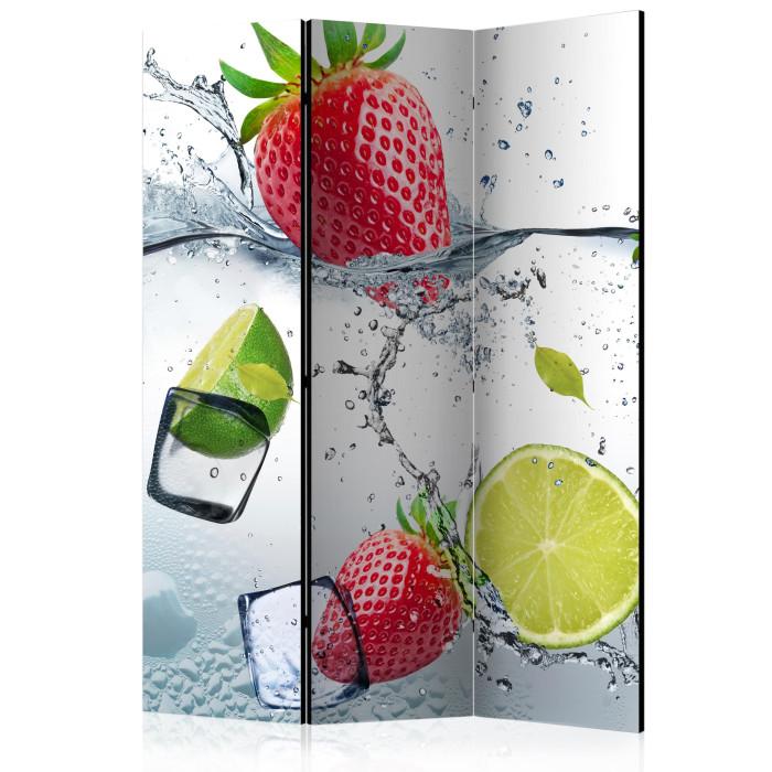 Paris Prix Paravent 3 Volets "Fruit Cocktail" 135x172cm