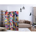 Paris Prix Paravent 3 Volets "Full Range Of Colors" 135x172cm