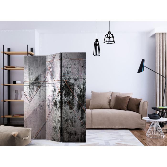 Paris Prix Paravent 3 Volets "Geometric Wall" 135x172cm