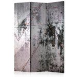paris prix Paravent 3 Volets "Geometric Wall" 135x172cm
