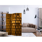 Paris Prix Paravent 3 Volets "Golden Armour" 135x172cm
